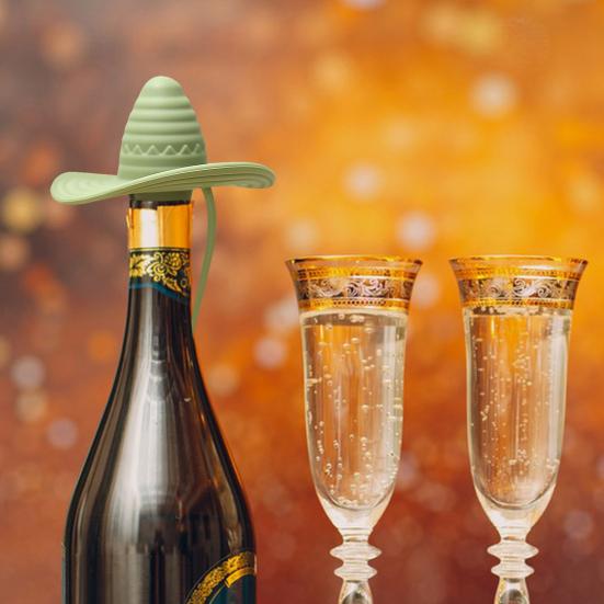 Силиконовая ковбойская шляпа для красного вина, винная пробка, пищевая пробка для бутылок вина, спиртных напитков, пива, шампанского, веселья, вечеринки, аксессуар, подарок