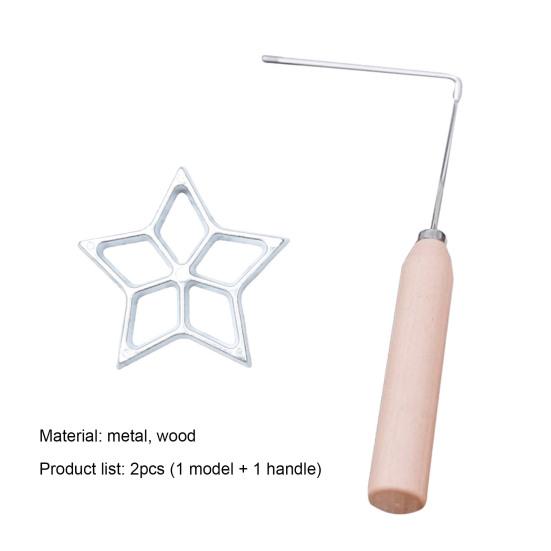 2 шт., розетка Timbale Maker, надежная противоизносная однотонная привлекательная противоожоговая ручка, форма для жарки для ресторана