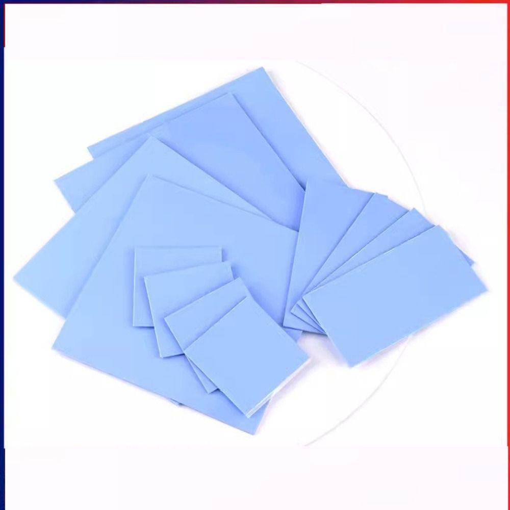 5 Styles Silicone Thermal Pad Blue Color Graphics Chip Heat New Computer CPU Heat Reducing Patch