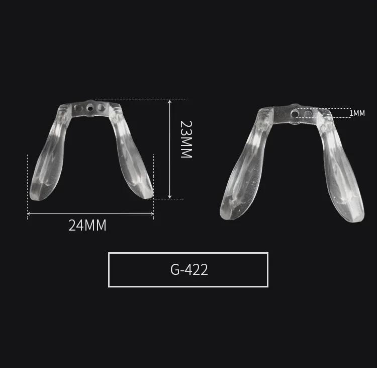 Силиконовые цельные мягкие носоупоры - Anti-Trace, 100 пар - Аксессуары для очков