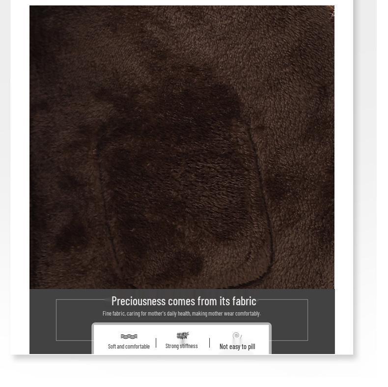 Зимняя куртка из овчины и флиса большого размера для женщин среднего и пожилого возраста