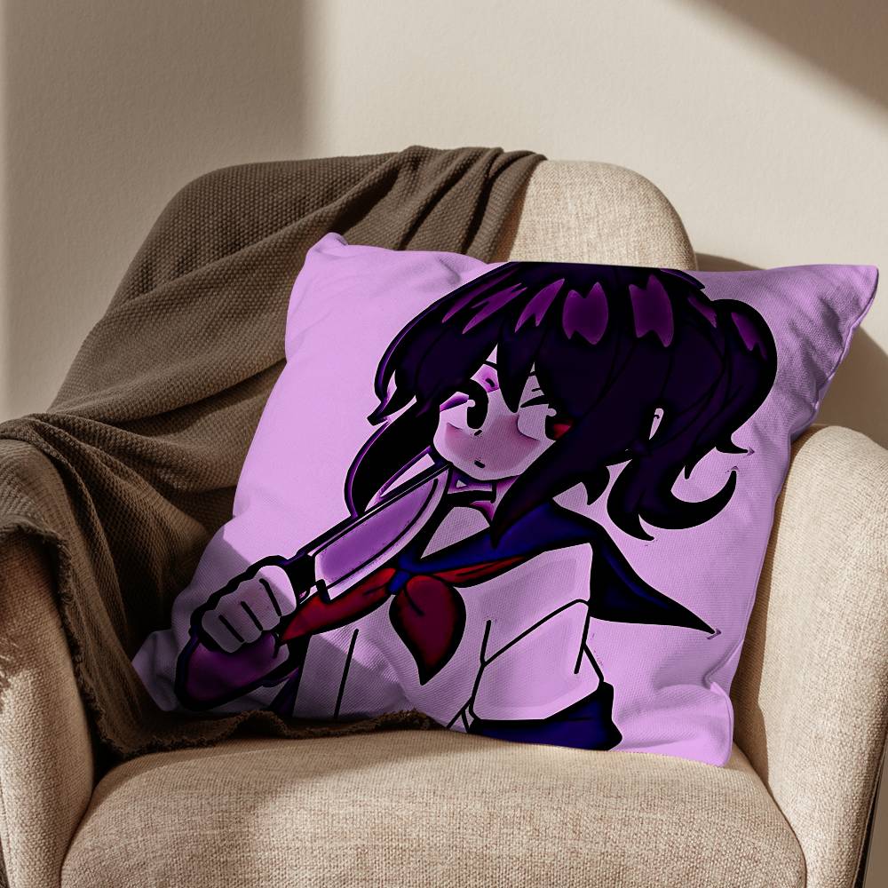 Yandere Simulator Ayano Aishi Принт Наволочка см Квадратный Чехол для Подушки для Декора Гостиной Спальни