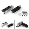 Front Footrest Pedals Foot Pegs For Kawasaki ER 4N 6F 6N ZR 250 400 VERSYS 650