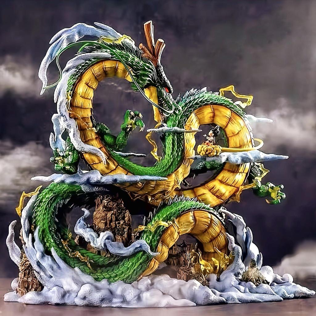 Dragon Ball GK YOYO Шенрон и Маленький Гоку Дракон Желаний Аниме Фигурка Модель