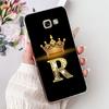 Чехол для Samsung Galaxy A5 2017 A520F Бампер Чехол Samsug A5 2016 A510F Узор с инициалами Буква Мягкий ТПУ Силикон Прозрачный