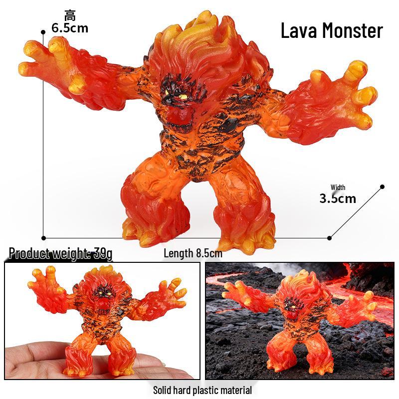 Dinosaur & Dragon Plastic Toy Set: Mythical Animal Figures for Kids