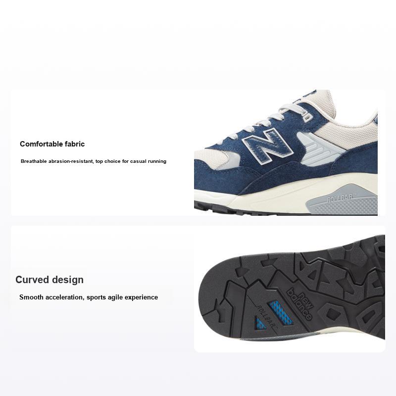 New Balance Кроссовки унисекс 580 Natural Indigo Blue Moonbeam светло-алюминиевые MT580OG2