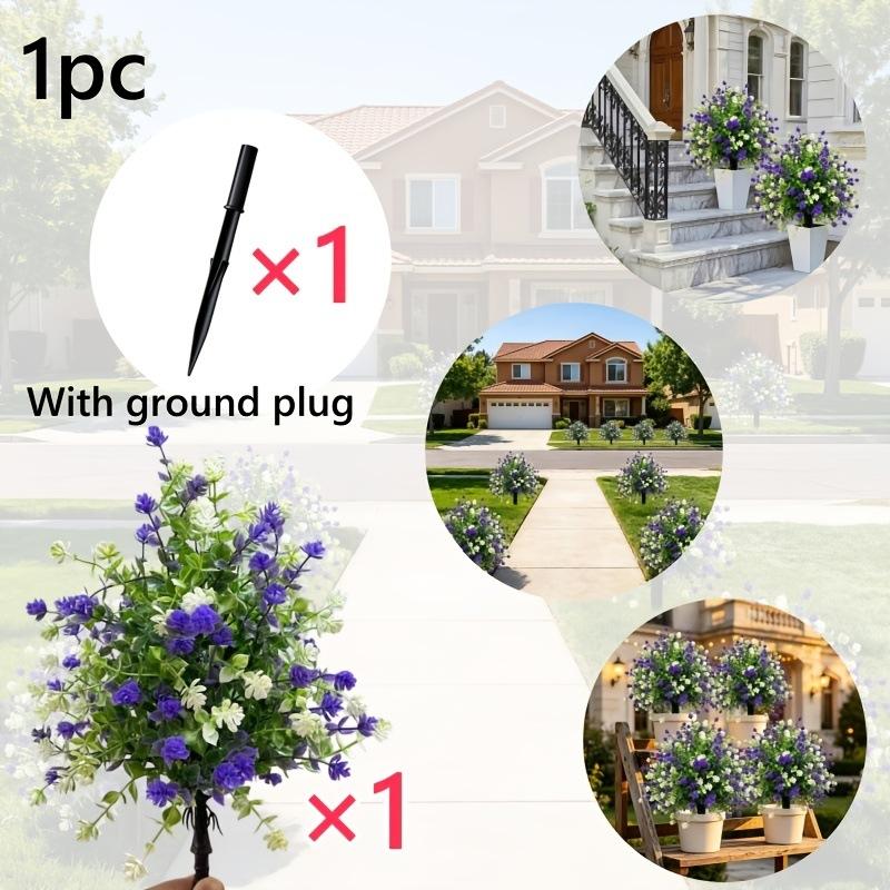 1Pcs Indoor Outdoor Eucalyptus Camellia Flower High Resistance to Fading for Long-term Use