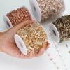 For DIY Anklets Supplies Stone Chain Handmade Accessories Necklace Bracelet Components Beads Chains