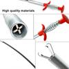 1/3PC 60/90/160cm Multifunctional Spring Pipe Dredge Tool With Grapple Hook Sewer Dredge Pipeline Toilet Kitchen Cleaning Tools