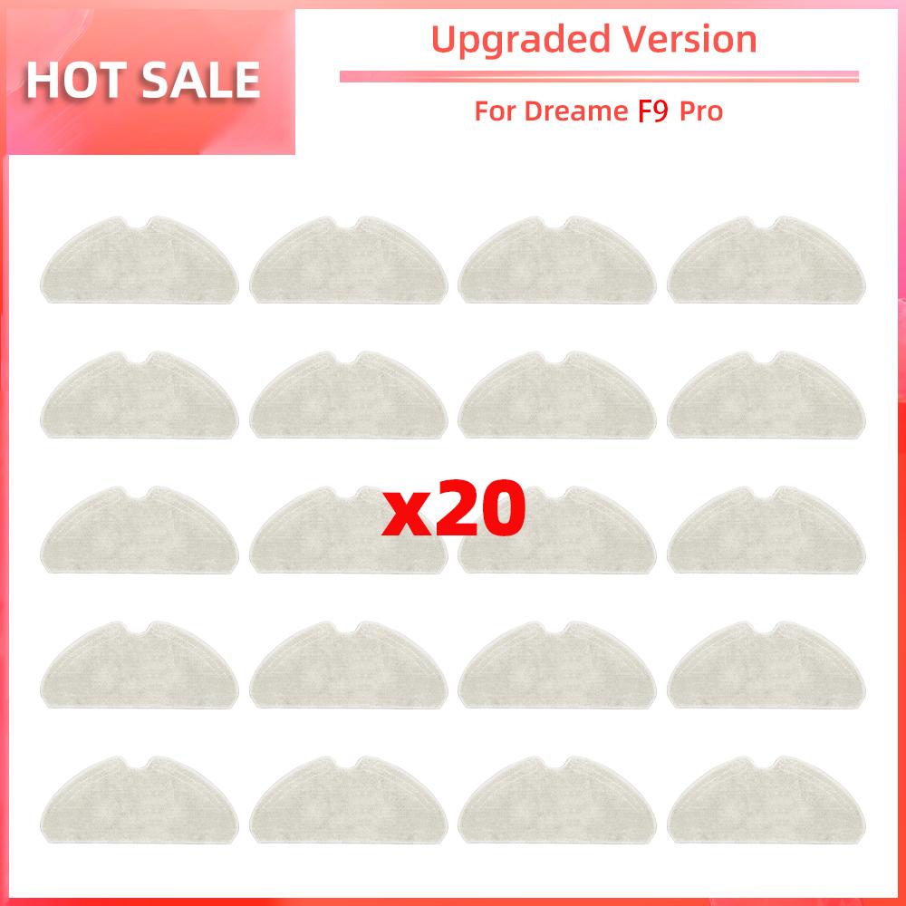 Совместимость с роботом-пылесосом Dreame F9 Pro, сменная основная боковая щетка, фильтр HEPA, насадка для швабры, запасные части, аксессуары