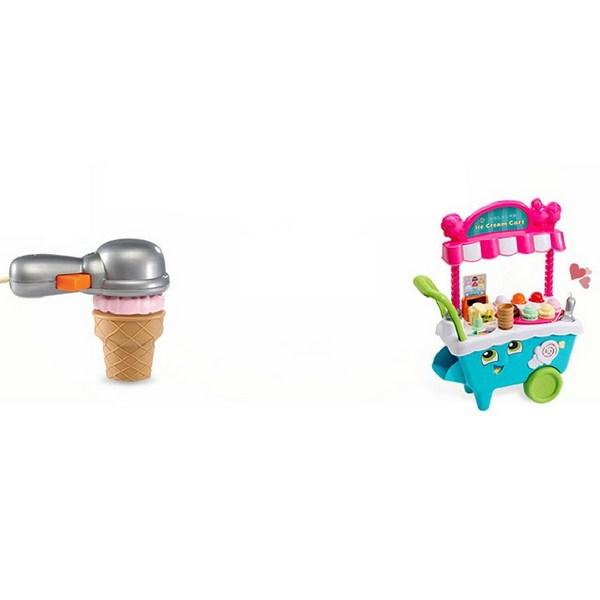 Leapfrog Korean-English version ice cream cart shopping play, mixed colors, 1 set, Korean popular toys