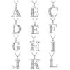 Good Choise Necklace Popular Silver Plating Copper English Letters Rhinestone Pendant Chain