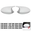 Для BMW E90 E91 2005-2011 E92 E93 2006-2013 Накладка на боковое зеркало заднего вида Крышка зеркала крыла E81 E82 E88 E87 E88 Автоаксессуары
