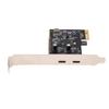 Карта расширения PCIe на двойной Type-C, чип ASM1042, высокоскоростной адаптер Type-C PCIe для компьютера