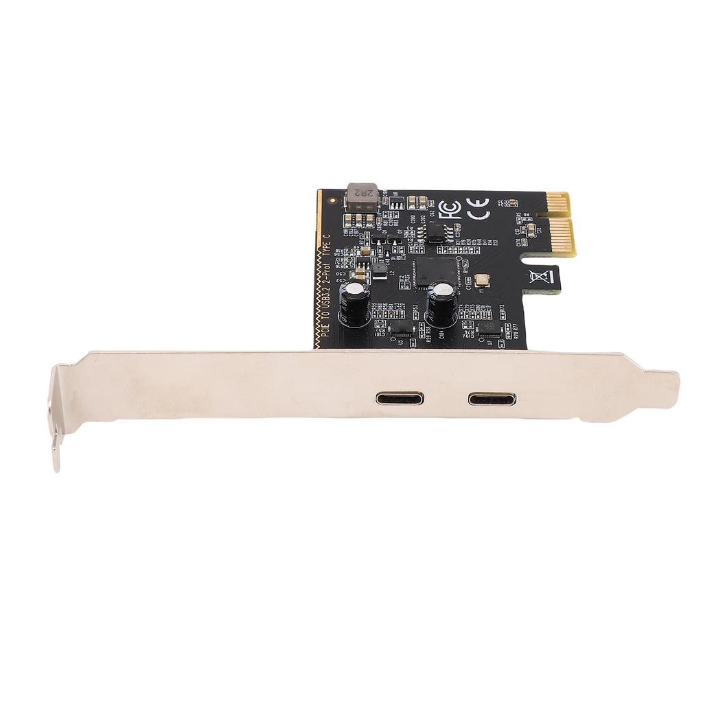 Карта расширения PCIe на двойной Type-C, чип ASM1042, высокоскоростной адаптер Type-C PCIe для компьютера