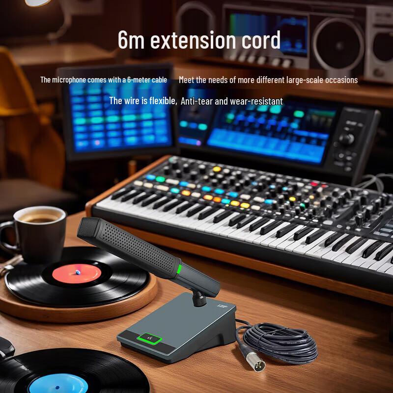 Hustler HT-YK-03 Wired Desktop Condenser Microphone