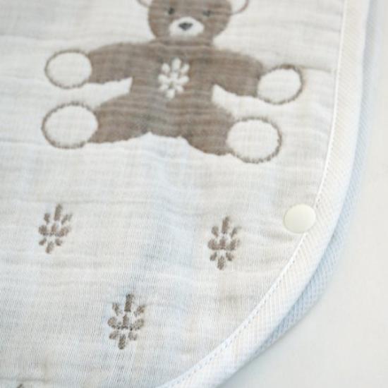 10mois SOULEIADO Fluffy Gauze Baby Mon 58cm For Newborns To 3 Years Product Number 4343 - (6-Layer Gauze) Sleeper, 100% Cotton, Nunus, Brown, Length,