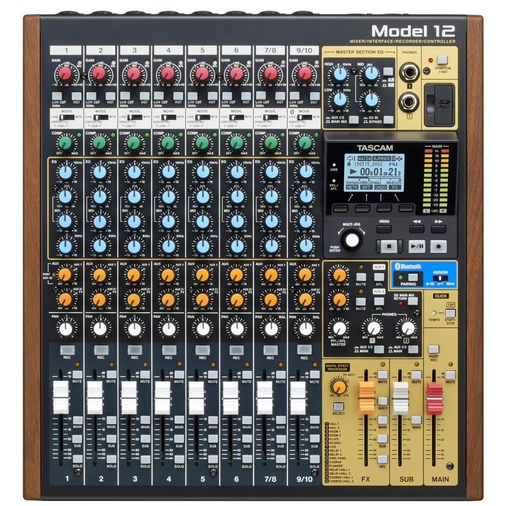 TASCAM Модель 12 12-дорожечный MTR USB аудиоинтерфейс DAW-контроллер HUIMCU MIDI Pro Tools Logic Pro Cubase