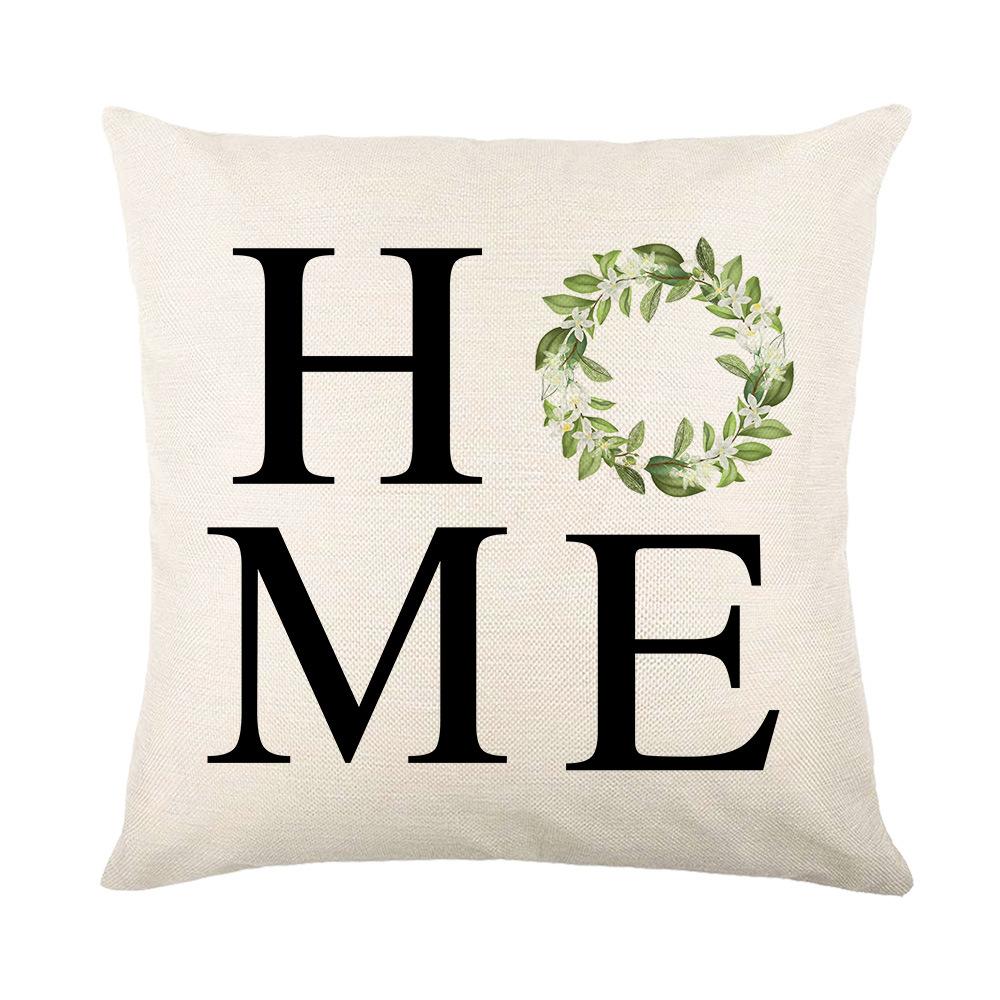 Новые весенне-летние наволочки Лен Желтый Лимон Принт Грузовика Домашняя Подушка Подушка Комбинация