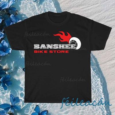 Новая футболка BANSHEE BIKES с логотипом Футболка с логотипом Американская футболка Смешная Размер от S до 5XL