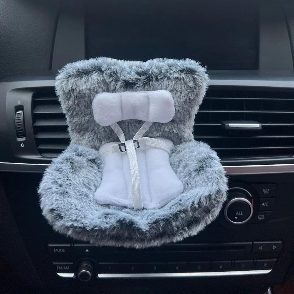 Для 15/17 см Labubu Плюшевое Автокресло Безопасное Сиденье с Украшением в Вентиляционное Отверстие Аксессуары для Куклы Освежитель в Вентиляционное Отверстие Автомобиля
