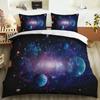 Пододеяльник Galaxy Universe King Queen Планета Космос Постельное белье Покрывало на одеяло Солнечная система Небо Полиэстер Чехол для одеяла