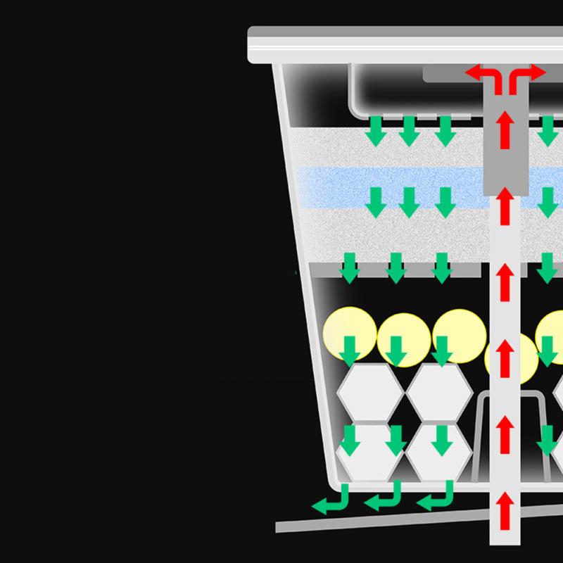 3-в-1 фильтр-бокс черепаха верхний фильтр очиститель низкого уровня воды циркуляционный фильтр для аквариума