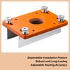Router Templates Ergonomic Router Guides for Woodworking Adjustable Board Arc Slotting Tool Guide for Joiner Handmade