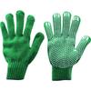 TRUSCO Colored Nylon Work 10 Pairs Non-Slip Gloves, Green, TCNSG-G, (Case Sold)