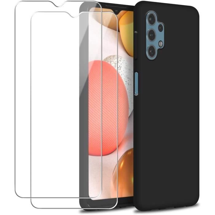 Coque de protection - Samsung - Galaxy A32 5G - Noir - TPU - Souple - 88 Pack Verre trempé