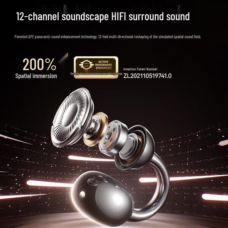 Bluetooth-гарнитура SANAG S7S с открытыми ушными раковинами на клипсе