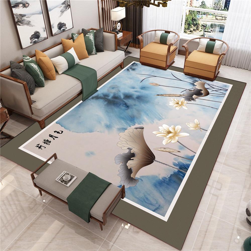 Новый ковер в китайском стиле для гостиной, ковер в китайском стиле под диван и журнальный столик, прикроватный ковер в классическом стиле