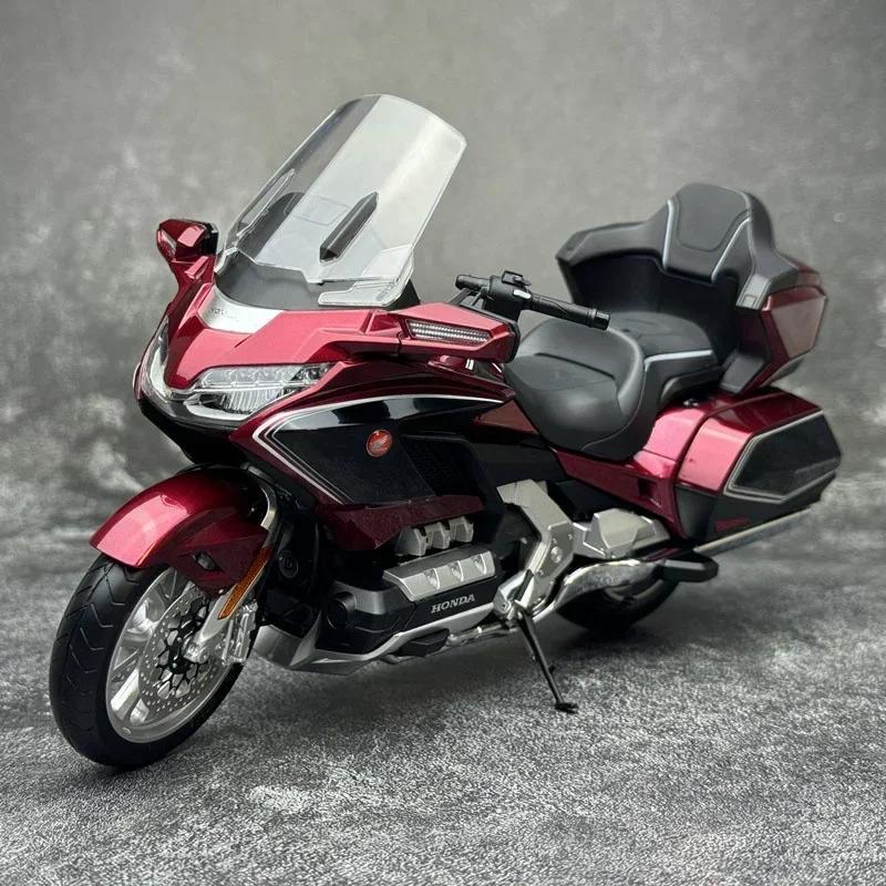 1/11 HONDA Gold Wing GL800 2021 Литой Модель Мотоцикла Металлическая Модель Туристического Мотоцикла Звук Свет Детская Игрушка Подарок
