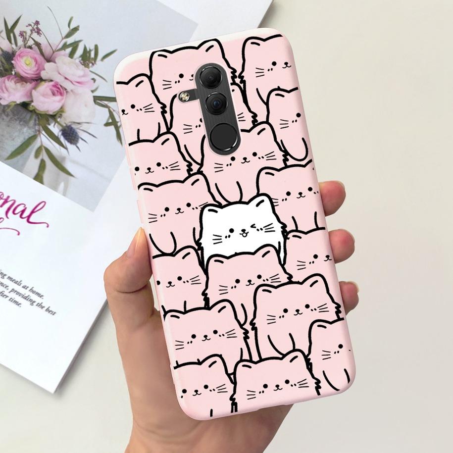 Чехол для Huawei Mate 20 Lite SNE-LX1 SNE-LX2 SNE-LX3 Защитная крышка Популярный Цветок Мягкий Силикон Funda Для Mate20 Lite Чехол для Телефона