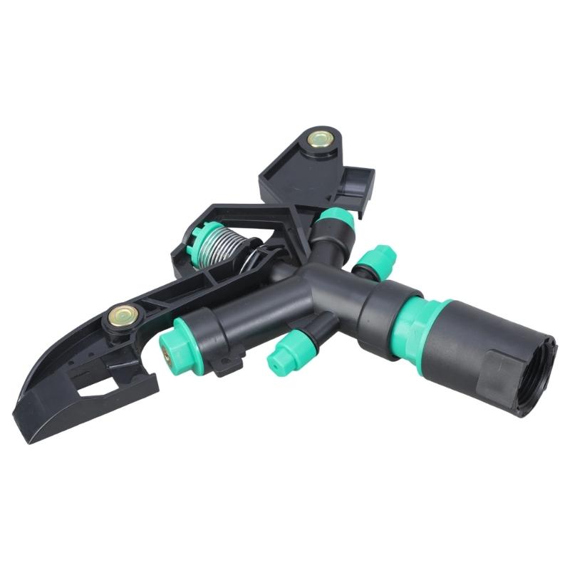 Профессиональная пластиковая вращающаяся на 360 градусов дождевальная головка 4 регулируемые насадки полив широкой площади для сельского хозяйства садов газонов