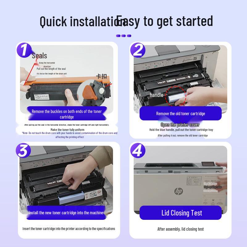 Befon W222XA/W222XX Series Compatible Chip-Free Toner Cartridges for HP LaserJet Pro