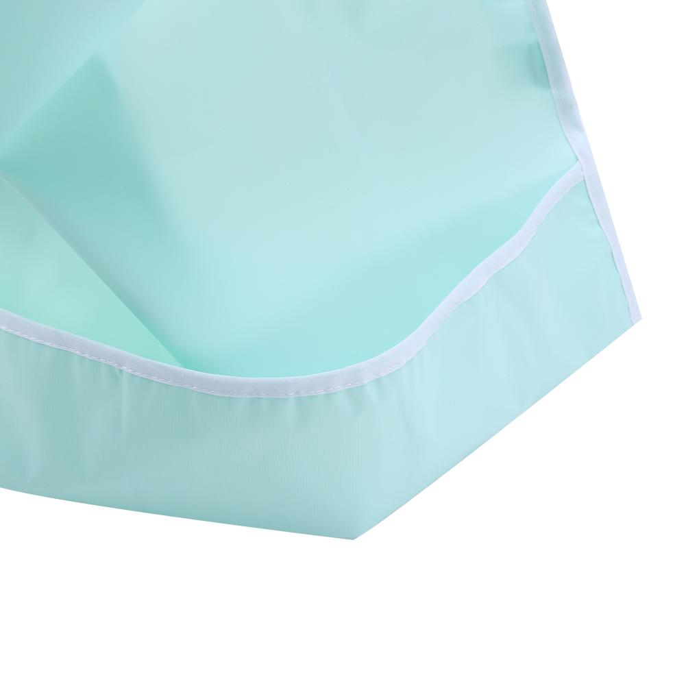 Водонепроницаемый нагрудник для еды для взрослых и пожилых людей, защитная одежда, обеденная помощь (Светло-зеленый)