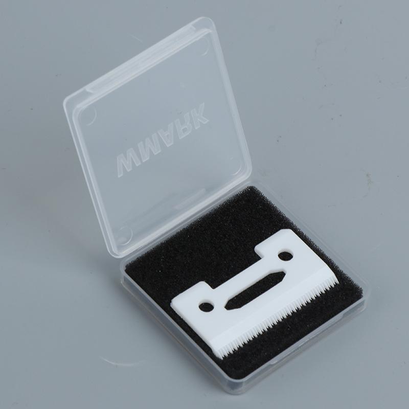 Беспроводная машинка для стрижки волос со сменным лезвием и керамическим лезвием с 2 отверстиями и неровными зубьями