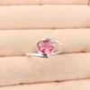 Pink Tourmaline Gemstone 925 Sterling Silver Jewelry Handmade Ring Gift For Mom RR-31-12