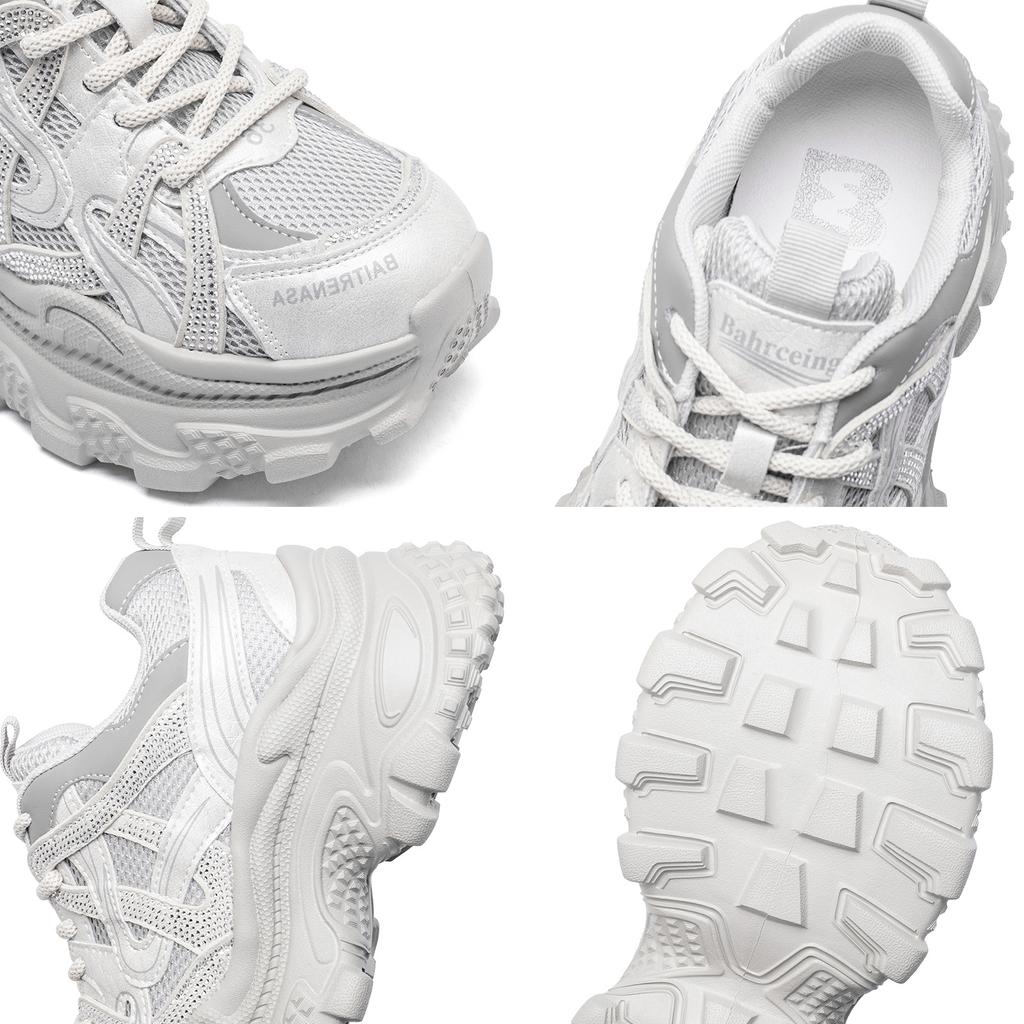 Strictly Selected Platform Dad Shoes Women's Autumn and Winter Shoes Breathable Mesh Casual Sports Shoes Height-increasing Running Shoes Versatile