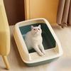 Kitty Litter Box Small Size Pet Sandbox for Cat Anti-Splash Cats Toilet Pet Sandbox Kitten Tray Bedpan Cleaning Cat Supplies