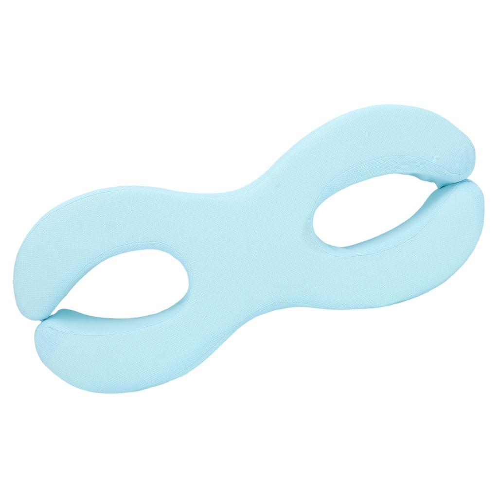 Подушка для сна на животе Синяя Эргономичная Защищающая лицо от сдавливания Мягкая из пены с памятью Подушка для глубокого сна для сна на боку