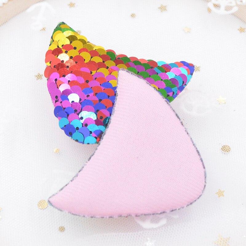 4 шт. высококлассные блестящие мультяшные кошачьи уши, аппликации, мягкие нашивки, наклейки на принадлежности, планарный скрапбукинг