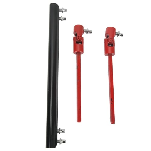 Replacement Drum Drive Shaft Rod, Standard Size, Wear-Resistant Metal Double Pedal (Black)