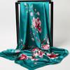 Korean Dongdaemun Cashew Flower Silk Scarf - Large Square, All-Match for Ladies