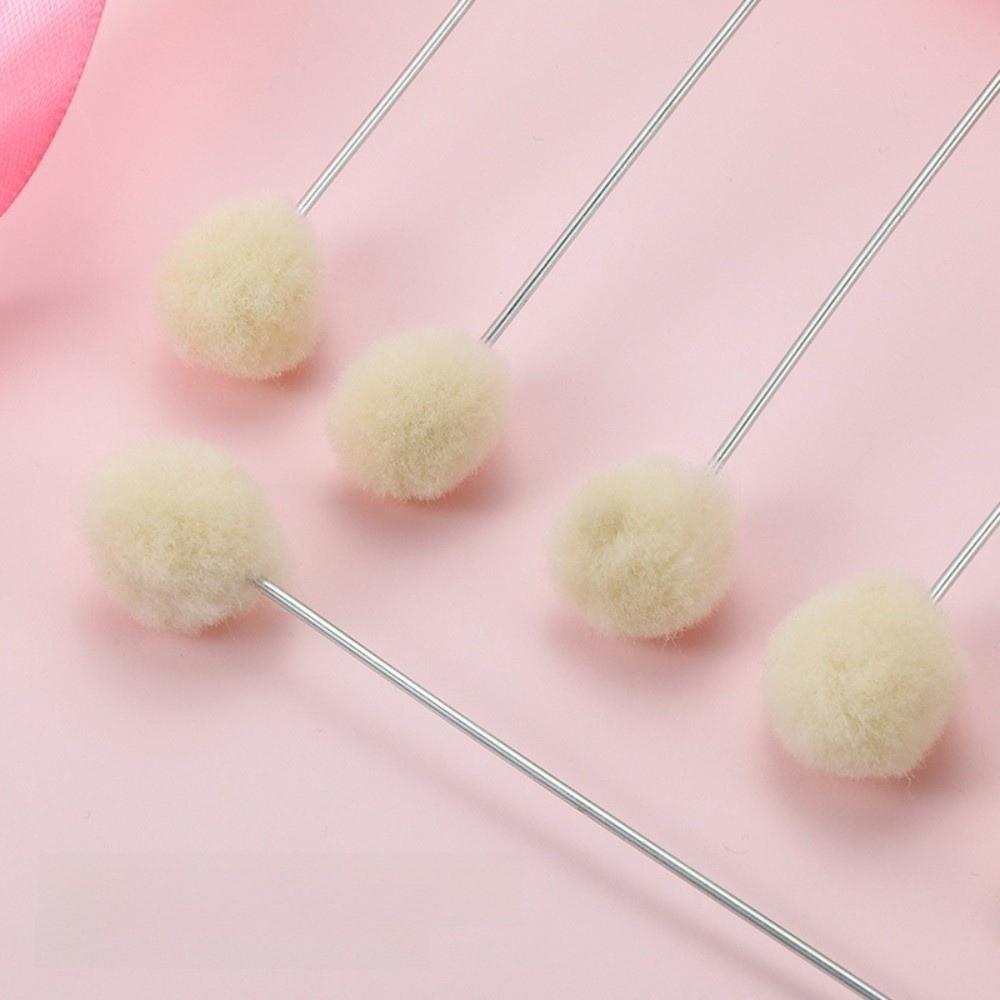 Metal Handle Leather Wool Balls Brush Dyeing Sponge Painting Brush Painting Applications