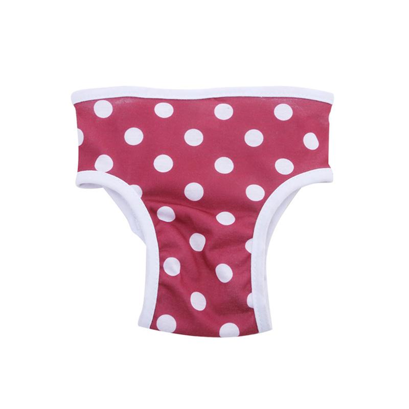 Cute Pet Dog Physiological Pants Washable Dog Diapers Reusable Female Dog Sanitary Panties Dogs Cats Pet Supplies