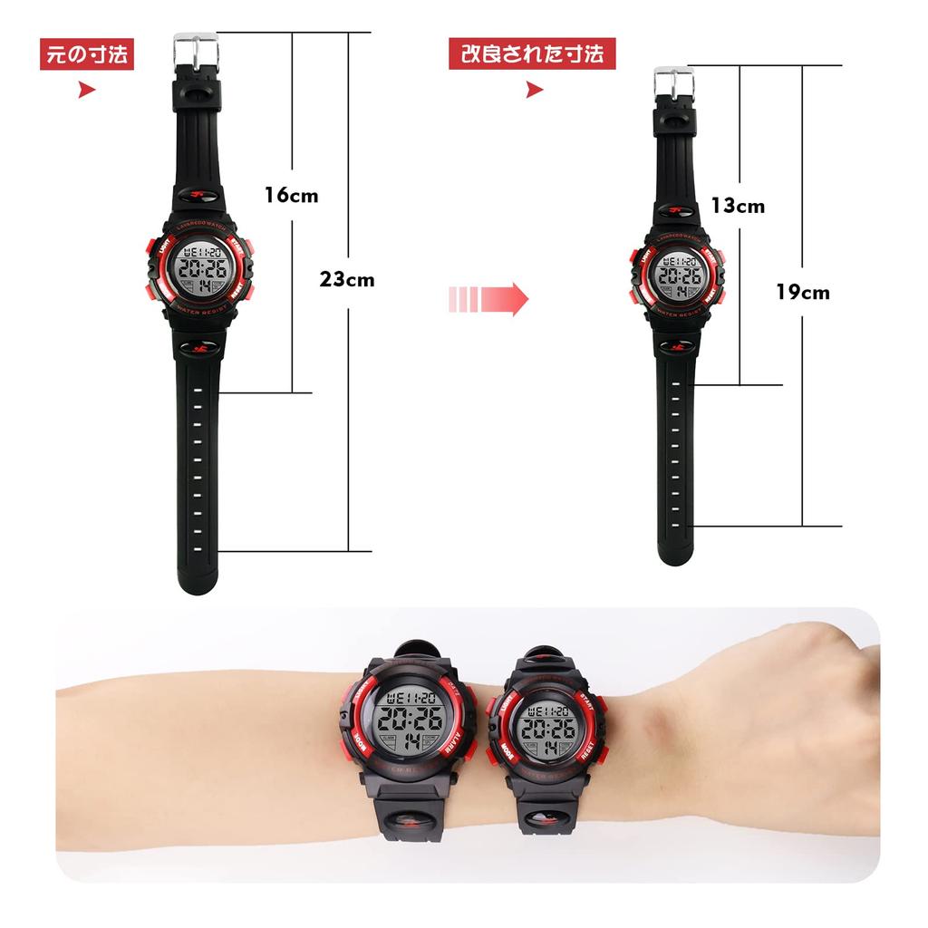 2022 Новые и улучшенные часы для мальчиков, спортивные часы для активного отдыха, многофункциональные водонепроницаемые, с оповещением, датой, днем, двойное время, цифровые часы для девочек и мальчиков, светодиодные аналоговые