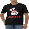 EdtSEDTEefed Jollibee Красный Звонок Шеф-пчела Еда Футболка Мужская Винтажная Кавайи Футболки Аниме Манга Корейский Стиль